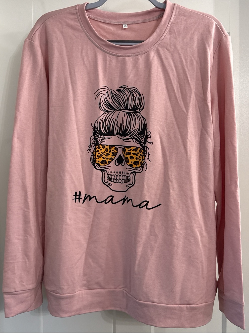 #mama Pink Graphic Sweatshirt